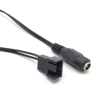 PC 4pin navijači moški-5.5x2.1mm ženske DC Napajalni kabel 12v 9v 5v fan Pot adapter kabel converter