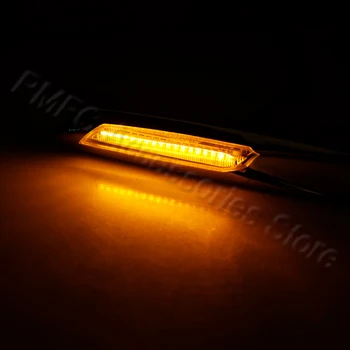 PMFC 1Pair LED Strani Oznako Vključite Opozorilne Luči Zaporedno Fender Listov luči Za BMW E81 E82 E87 E88 E90 E91 E92 E93 E60 E61 F10