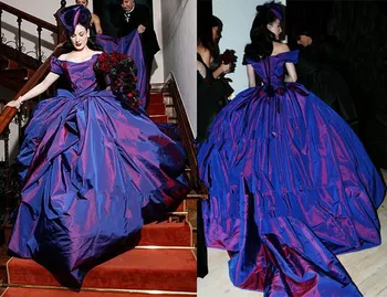 Po meri Narejene vijolično obleko po meri 2020 poročne obleke plus velikost žogo večerno obleko stranka vestidos de 15 anos Quinceanera Obleke