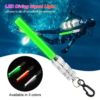 Podvodni orodje za iskanje potapljanje lightwhite/rdeča/zelena varnost signala Vodotesna LED, fluorescentne palico signalna luč za označevanje svetilka