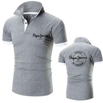 Poletne Moške Pepe Tiskanih Design Tee Osebnost Kratka sleeved Šport Kul majice Priložnostne Prostem Golf Polo Majica moška Oblačila