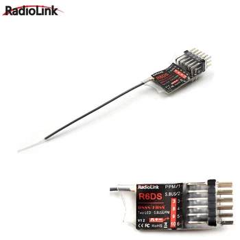 Radiolink 2.4 G 6CH RadioLink R6DS DSSS Sprejemnik za AT9 AT9S AT10 Oddajnik RC 2.4 G sprejemnik za RC MODEL LETALO