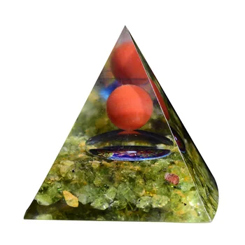 Ročno Orgonite Piramida Naravni Kristalni Kamen Orgonski Generator Energije Zdravljenje Čakre Reiki Zbirajo Bogastvo Doma Dekor Obrti
