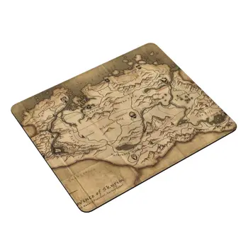Skyrim Zemljevid Mouse Pad DIY Tiskanja Skyrim Igra Pc Gamer Vojne Zemljevid Starejših Pomika Zemljišč Morja Božič