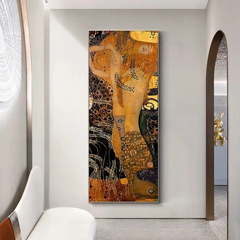 Sodobno Abstraktno Gustav klimt, ki jih Klasično Znanih Platno Stensko Slikarstvo Umetnost Tiskanja Plakatov Wall Art Slik, Dnevna Soba Cuadros