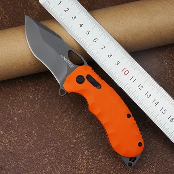 SOG Taktično Folding Nož D2 Rezilo G10 Oranžna Ročaj na Prostem Preživetje Lov Nosijo Žepni Noži EOS Self-Defense Ročno Orodje