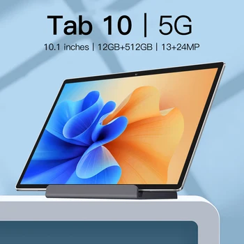 Tablete Zavihku 10 12GB RAM + 512GB ROM Tablete 10 palčni tablični računalniki Android 11.0 NOTEBOOK LAPTOP dual sim TABLET 10 core Tablete android