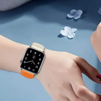 Usnjeni trak za Apple watch band 44 mm 40 mm 38 mm 42mm iWatch 5 3 6 se watchband correa zapestnica Apple gledati Serije 7 45mm 41mm