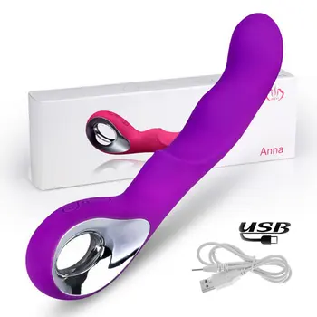 Vibratorji Ženske Sex Igrače Dildo Odraslih Vibracije Izdelki USB Plug Vagine, Klitoris G Spot Massager Masturbacija Vibrador Feminino