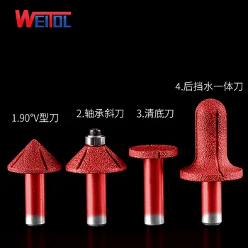 WeiTol 1pcs diamond emery kamen rezalnik bitov klasične modeliranje usmerjevalnik bitov CNC stroj za graviranje orodje za kamen