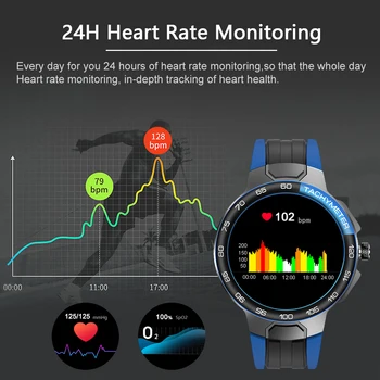 Xiaomi Nove Luksuzne Pametno Gledati Moške Šport Fitnes Tracker IP68 Vodotesen Srčni utrip Poln na Dotik Smartwatch za IOS Android