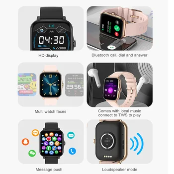 Xiaomi Youpin Pametno Gledati Poln Na Dotik Y20 Pro Šport Fitnes Moški Ženske Po Meri Izbiranje Srčni Utrip, Krvni Tlak Tracker Smartwatch