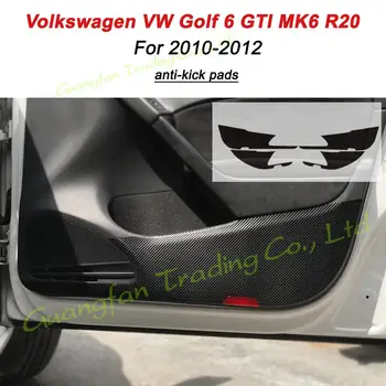 Za Volkswagen VW Golf 6 GTI MK6 R20 Leto 2010-2012 3D/5D Ogljikovih Vlaken Avto Notranjo opremo Pokrov Notranje Nalepke, Dekorativne Accessor