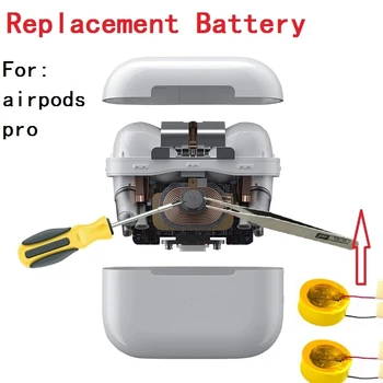 Zamenjajte Baterijo 60Mah Za Airpod Pro TWS Slušalke Polnjenje Baterije