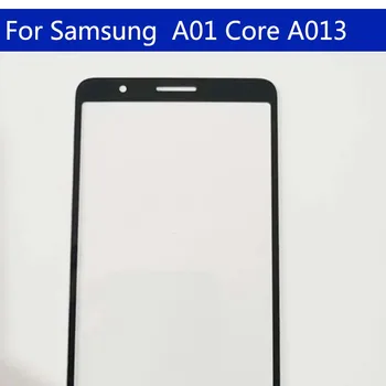 Zaslon na dotik Za Samsung Galaxy A01 Jedro A013 SM-A013F/DS Sprednje Steklo Plošče LCD Zunanji Objektiv Zamenjava