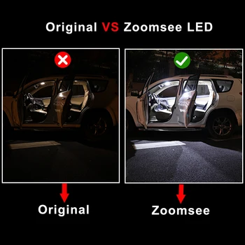 Zoomsee Notranjosti LED Za Nissan Lopov 2008-2016 2017 2018 2019 2020 2021 2022 Canbus Avtomobilske Žarnice Notranja Kupola Zemljevid Branje Svetlobe Kit