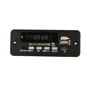 ZTV-CT02B(02EA) Digitalni Rdeč LED Zaslon USB TF Radio MP3 Audio Modul z Daljinskim upravljalnikom